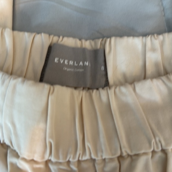 Everlane The Easy Pant Cotton Wide-Leg Pull On Elastic Waist Trousers M - Picture 5 of 8